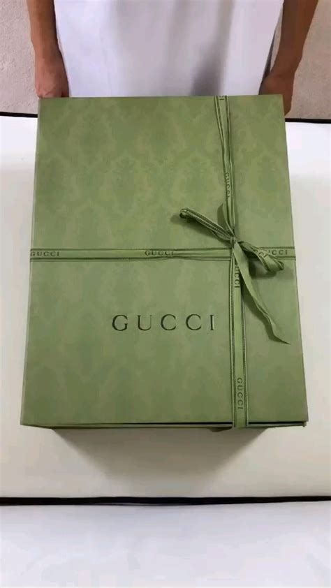 gucci packaging box|Gucci gift wrapping paper.